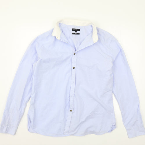 autog Mens Blue    Button-Up Size 2XL