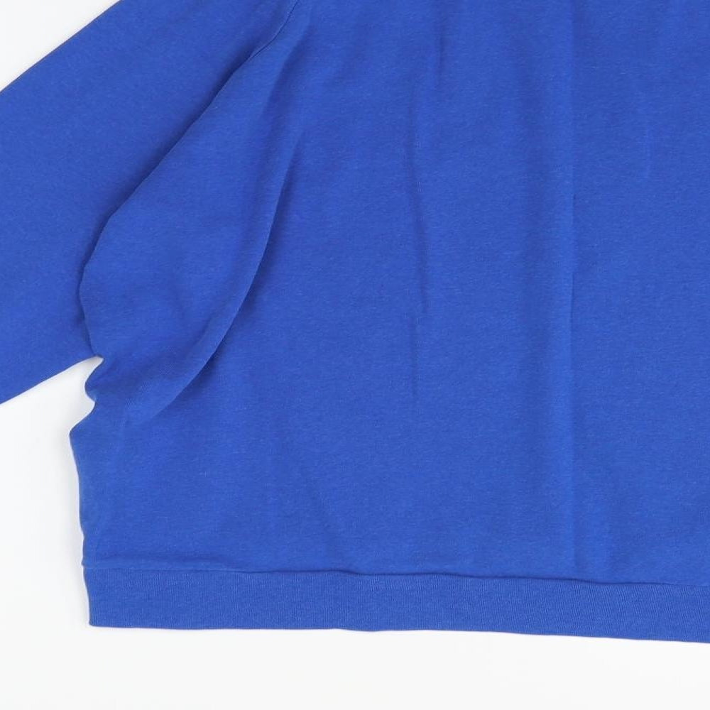 Hush Womens Blue   Henley Jumper Size L