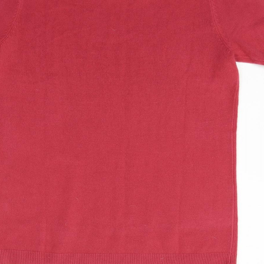 Charmance Womens Pink   Pullover Jumper Size 14