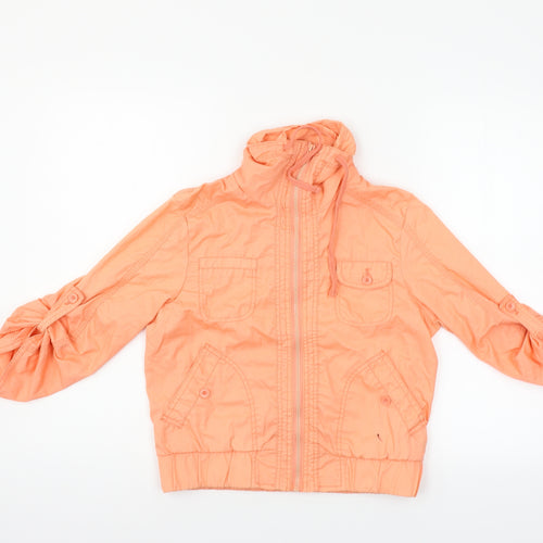 New Look Womens Orange   Jacket Coat Size 8