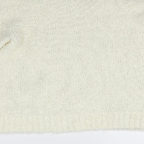 Interationale Womens White   Pullover Jumper Size 12