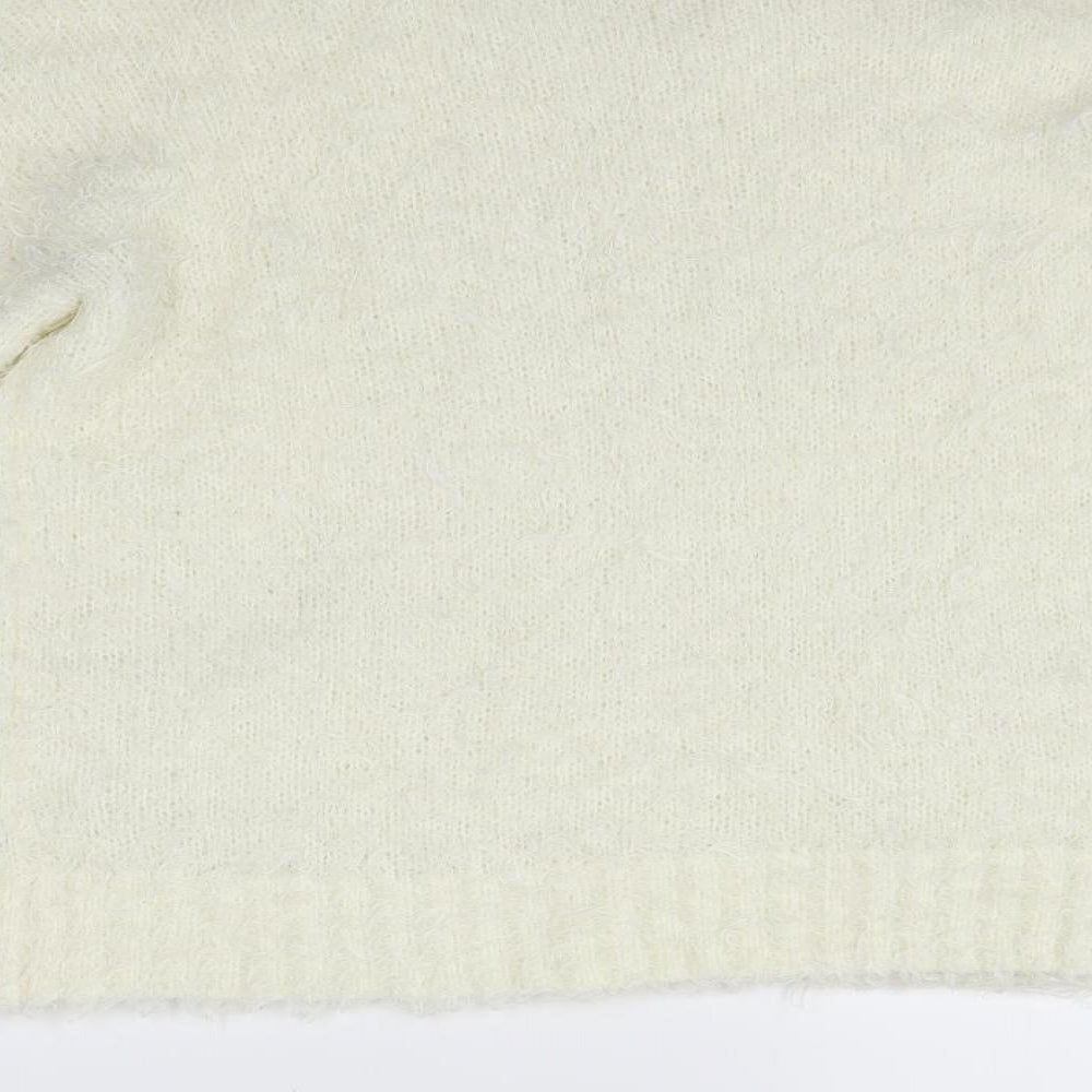 Interationale Womens White   Pullover Jumper Size 12