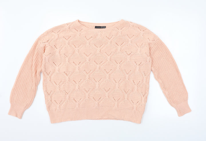 Atmosphere Womens Orange   Henley Jumper Size 12