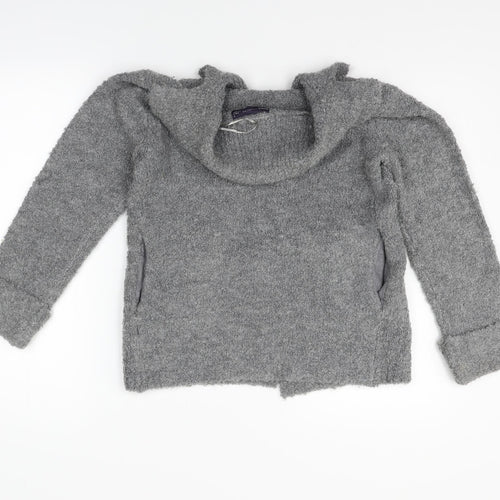 Marks and Spencer Womens Grey   Cardigan Jumper Size S
