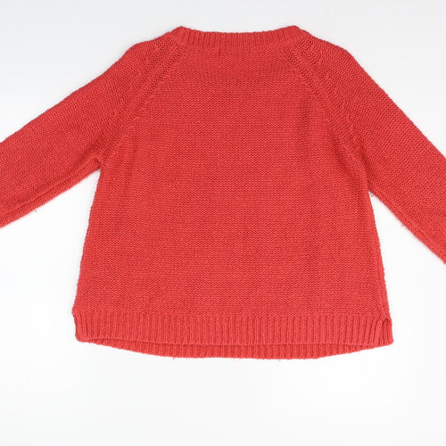 George Womens Red   Pullover Jumper Size 12