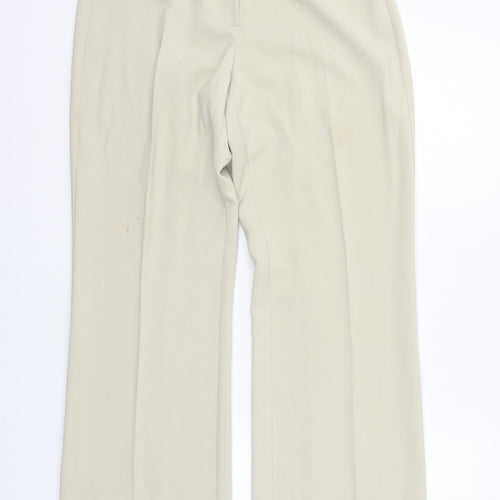 Classics Womens Beige   Sweatpants Trousers Size 14 L28 in - washable marks