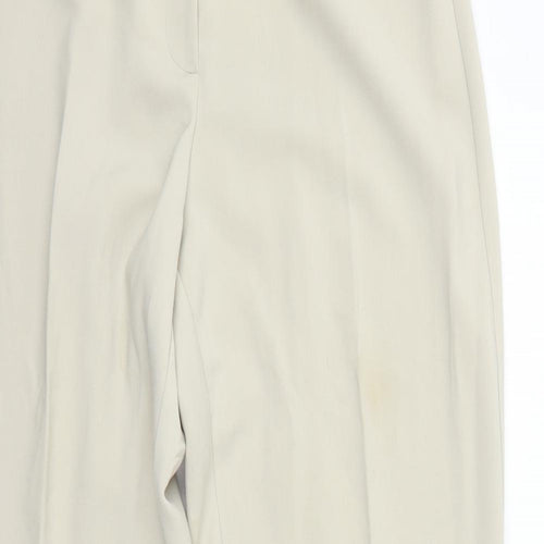 Classics Womens Beige   Sweatpants Trousers Size 14 L28 in - washable marks