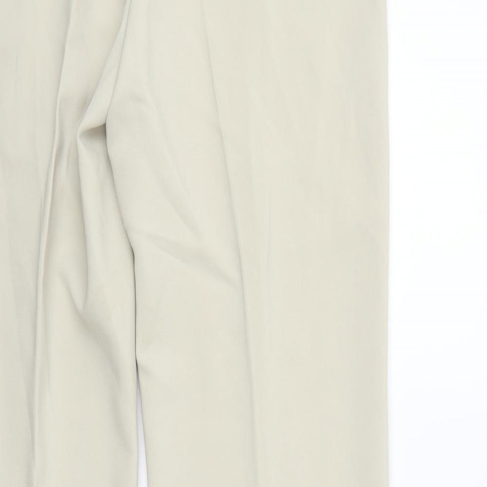 Classics Womens Beige   Sweatpants Trousers Size 14 L28 in - washable marks