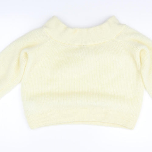Divided by H&M Womens Yellow   Pullover Jumper Size M