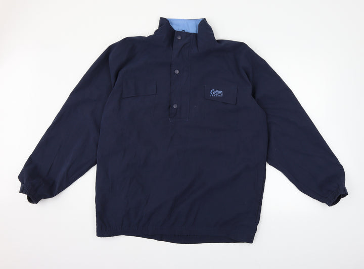Cotton Traders Mens Blue Gilet Coat Size L