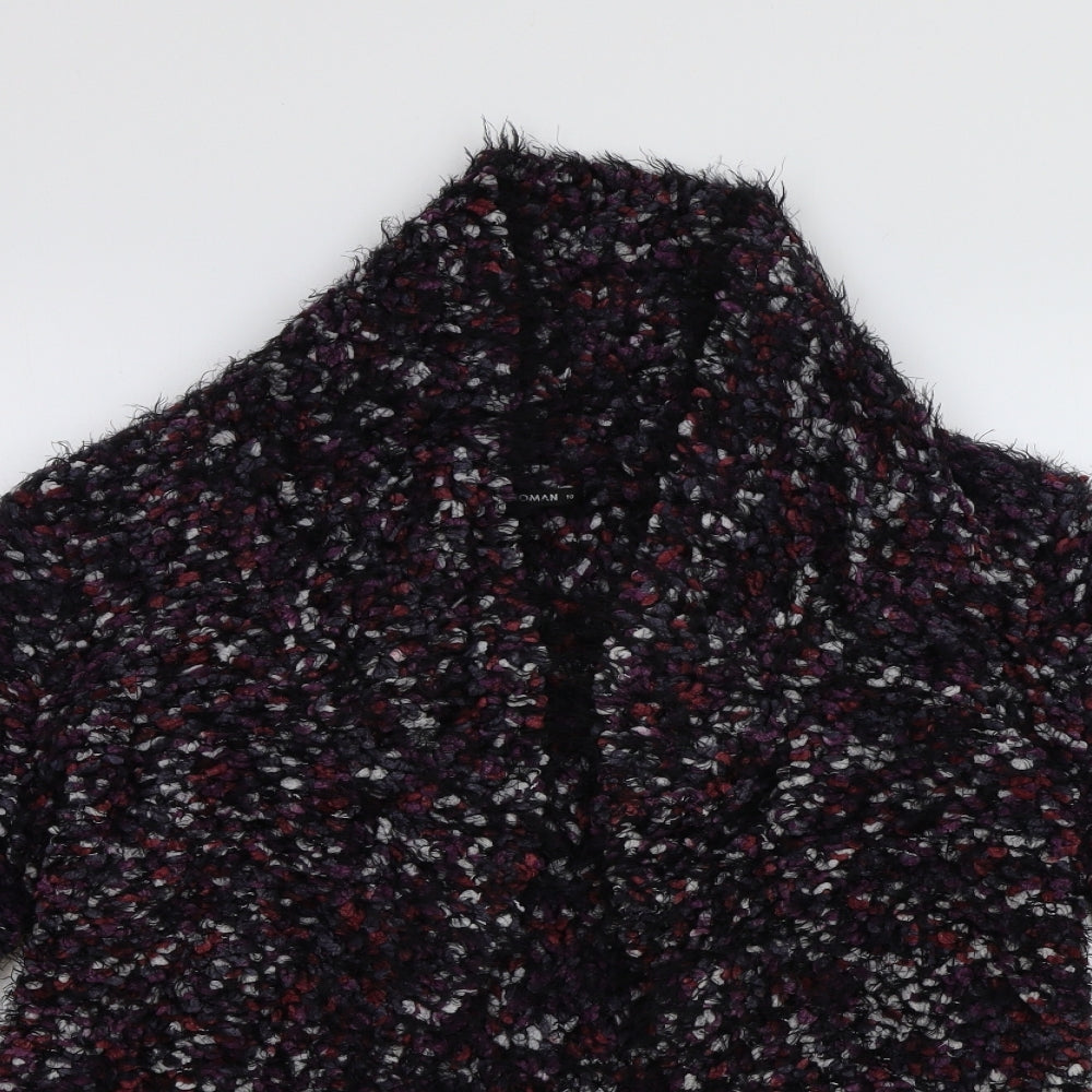 Roman Womens Purple   Cardigan Jumper Size 10