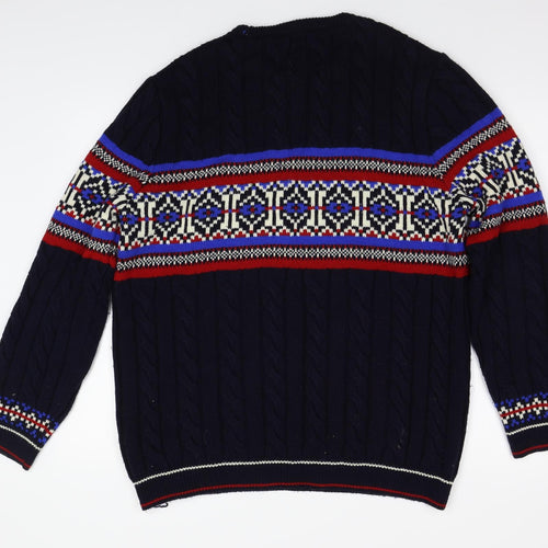 riverisland Mens Blue   Pullover Jumper Size L