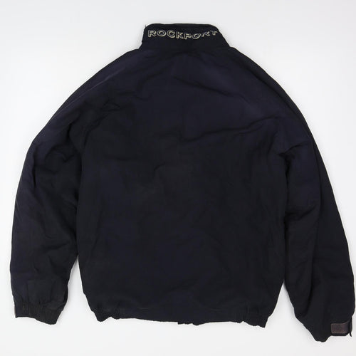 Rockport Mens Blue   Bomber Jacket Coat Size L
