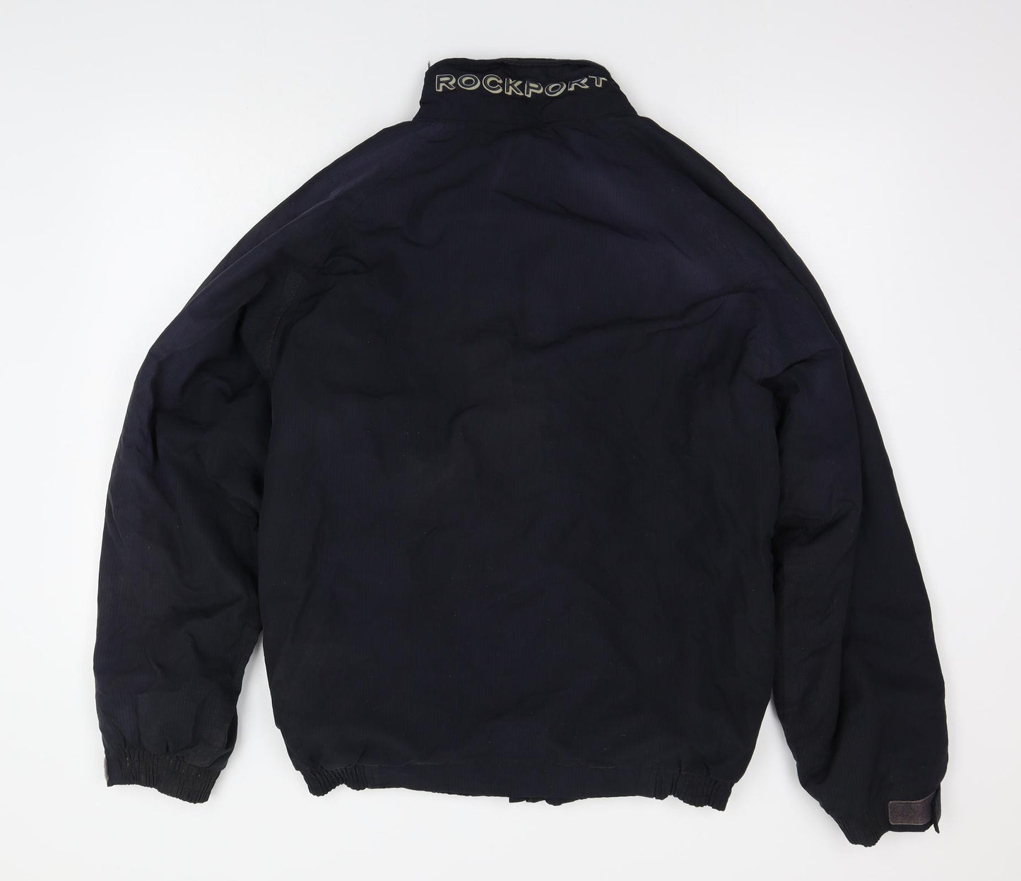Rockport Mens Blue   Bomber Jacket Coat Size L