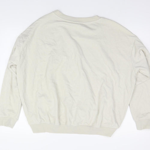 H&M Womens Silver   Pullover Jumper Size M