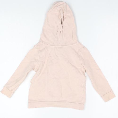 George Girls Orange   Henley Hoodie Size 2-3 Years