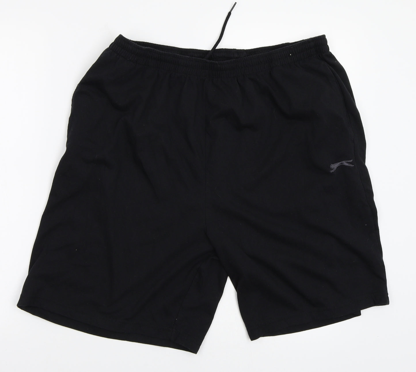 Slazenger Mens Black   Sweat Shorts Size 4XL