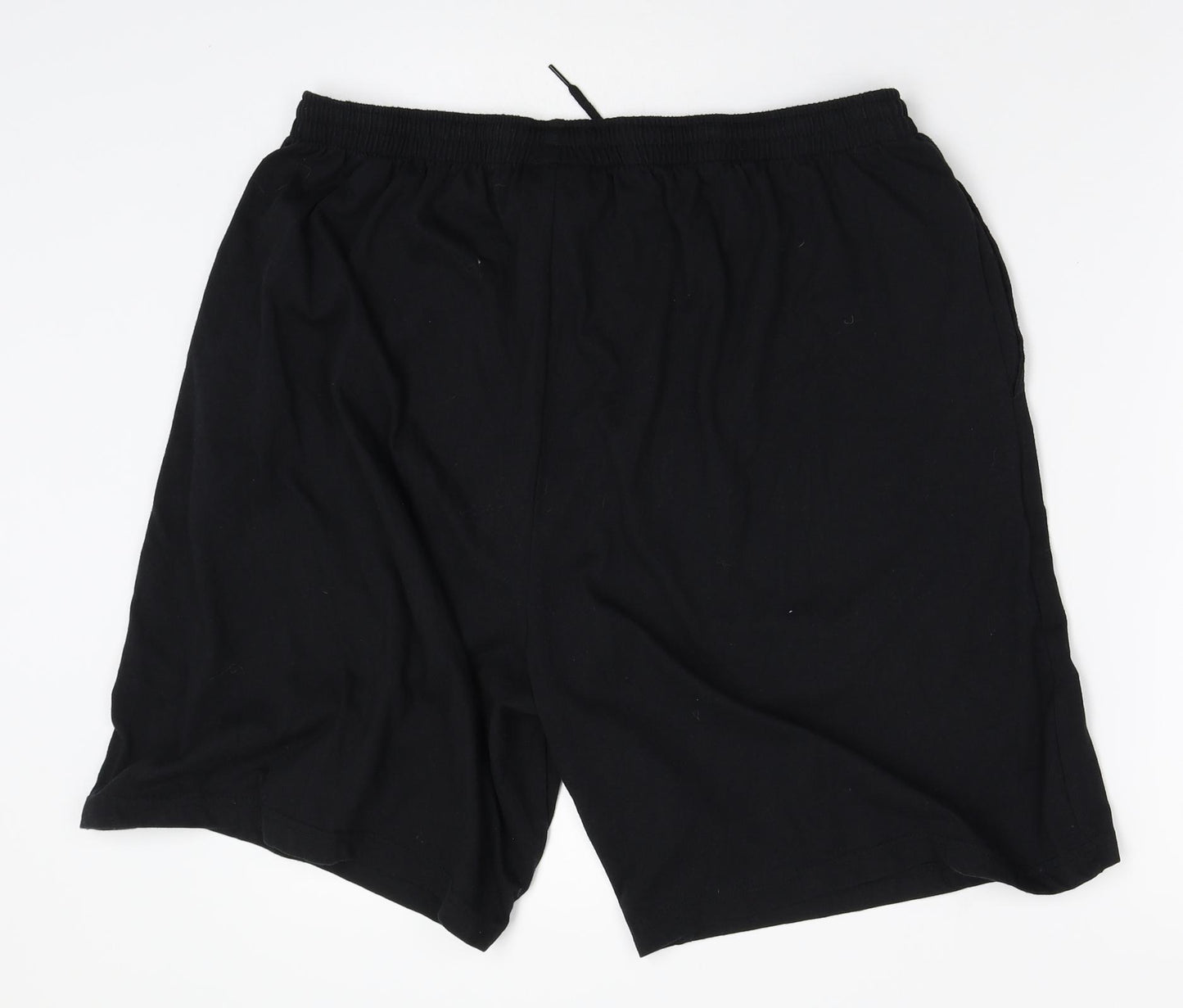 Slazenger Mens Black   Sweat Shorts Size 4XL