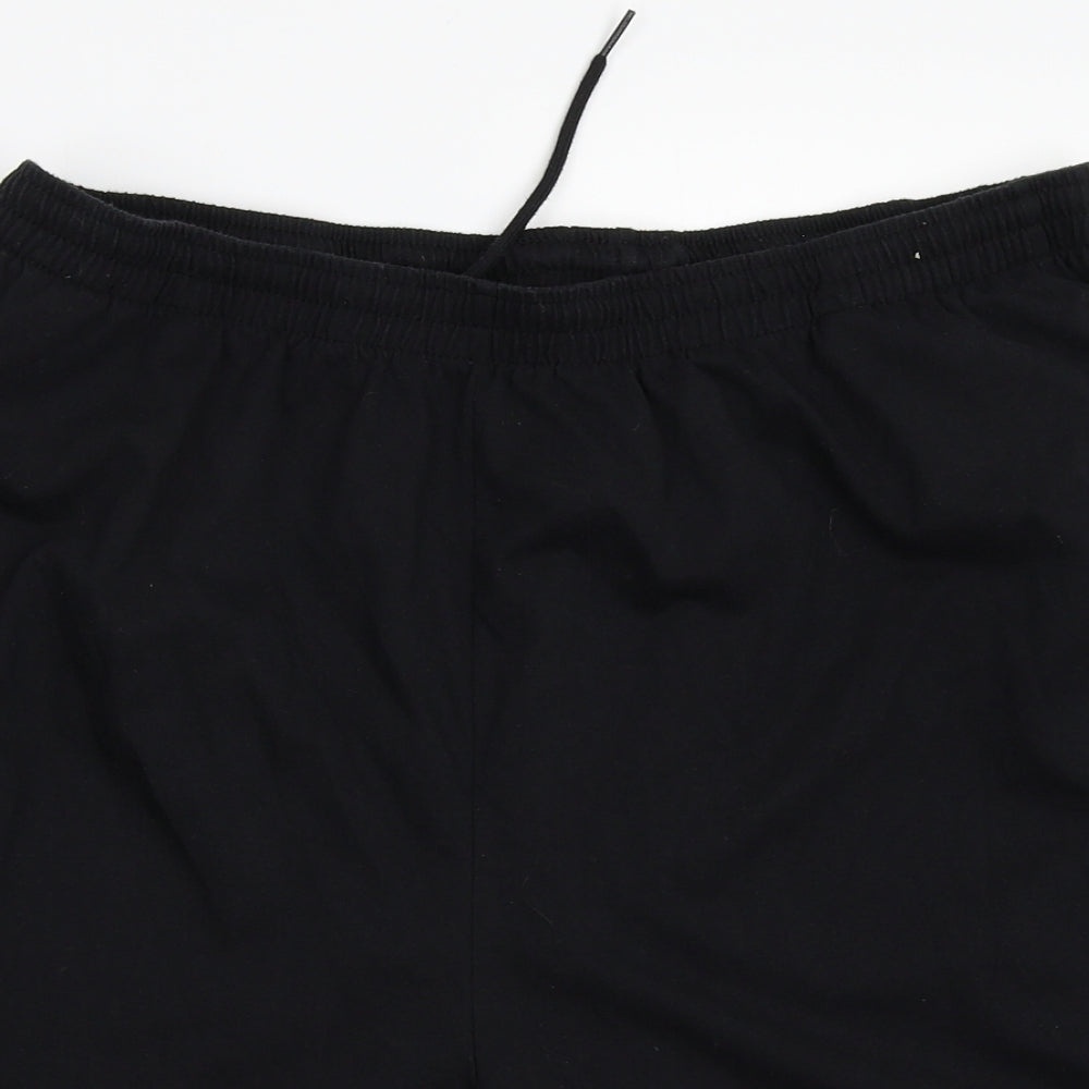 Slazenger Mens Black   Sweat Shorts Size 4XL