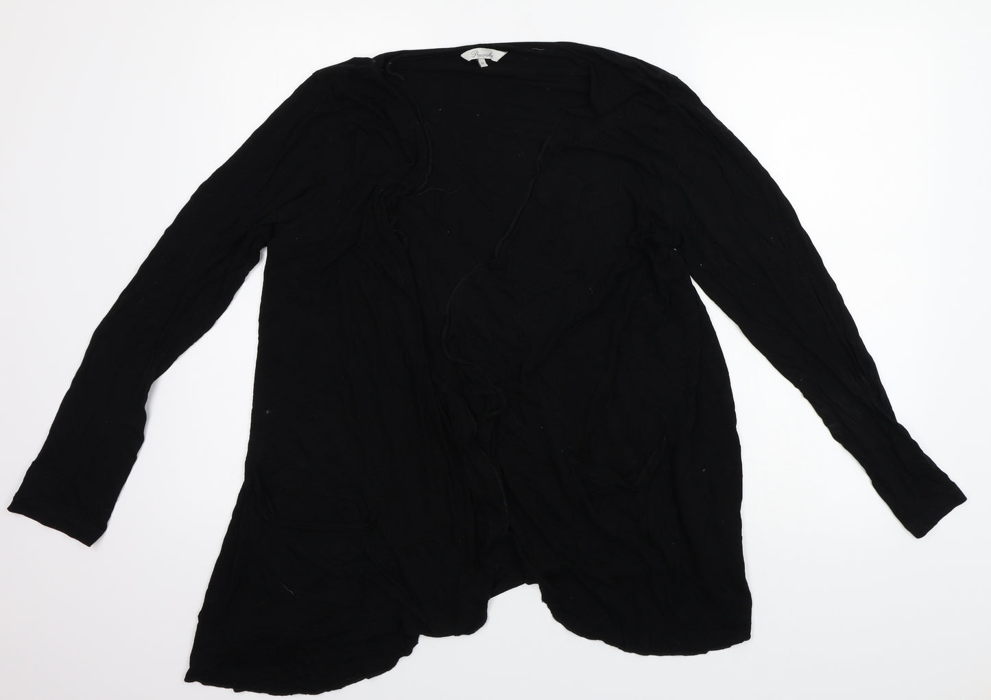 Peacock Womens Black   Cardigan Jumper Size 20