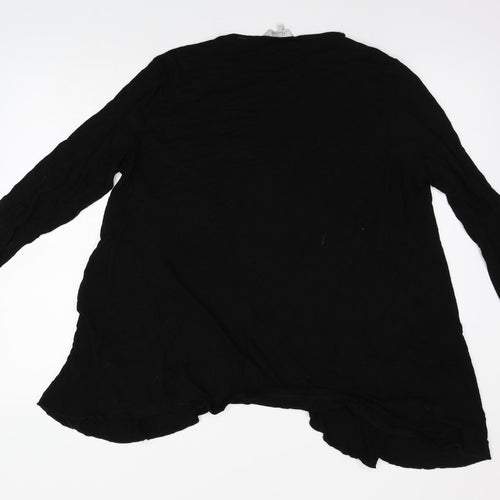 Peacock Womens Black   Cardigan Jumper Size 20