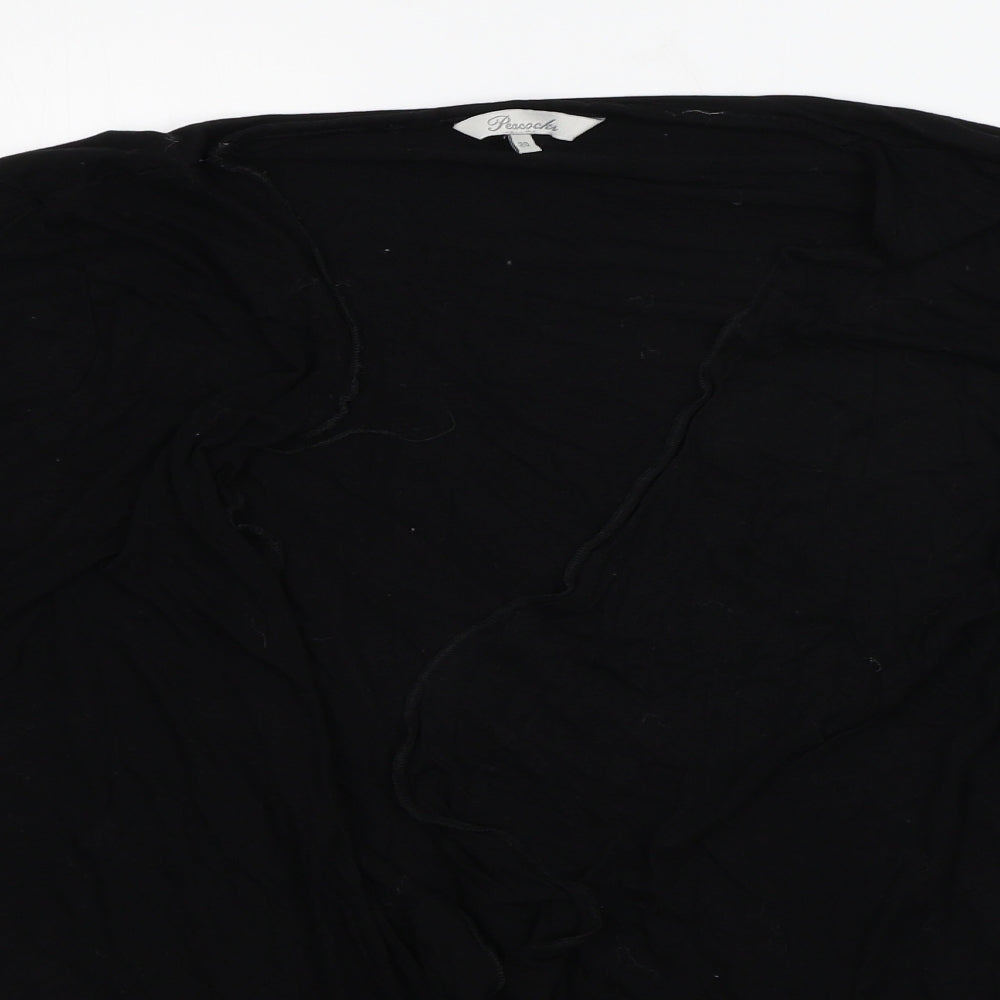 Peacock Womens Black   Cardigan Jumper Size 20