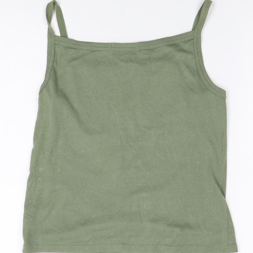 Marks and Spencer Womens Green   Basic Tank Size 14