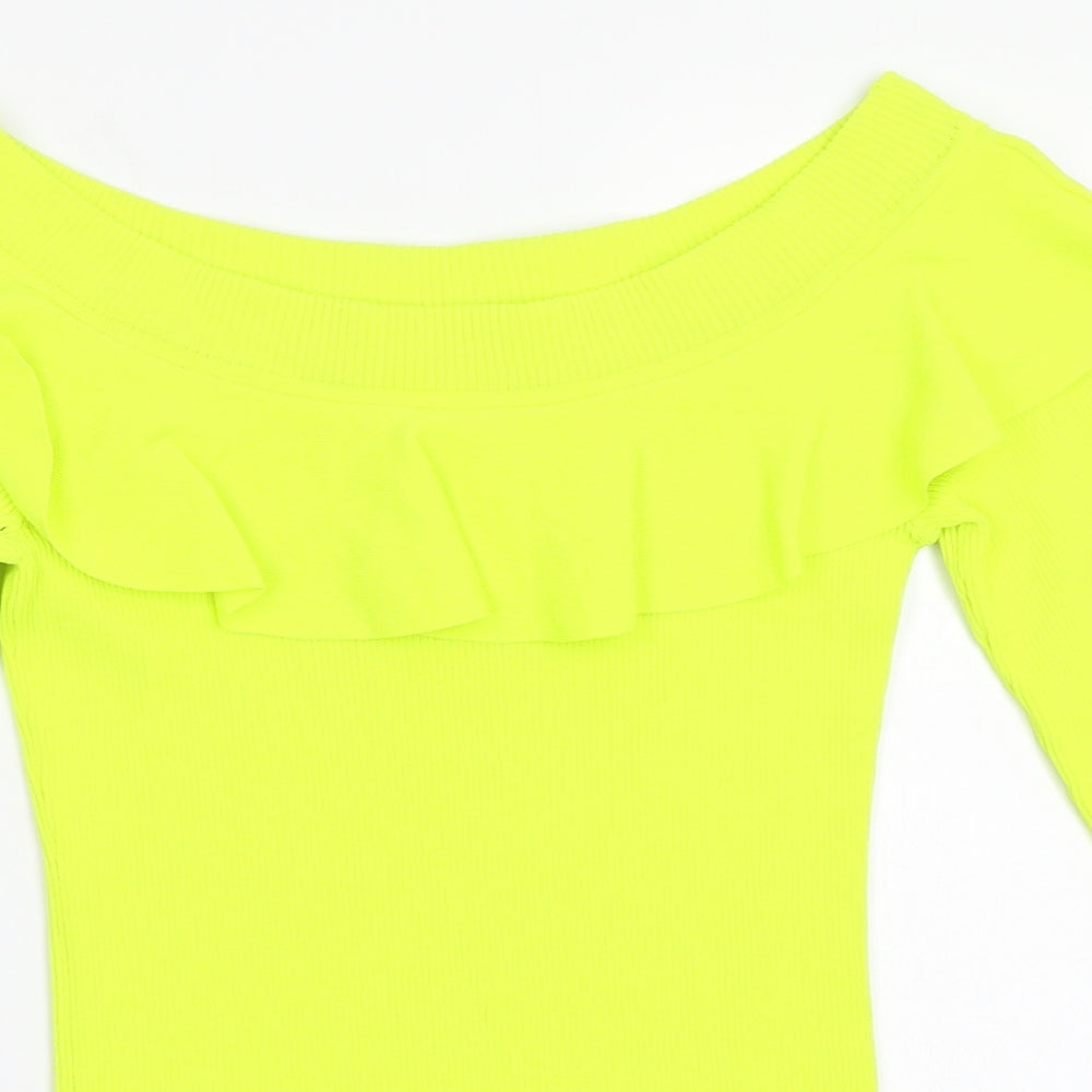 NEXT Womens Yellow   Basic T-Shirt Size 16