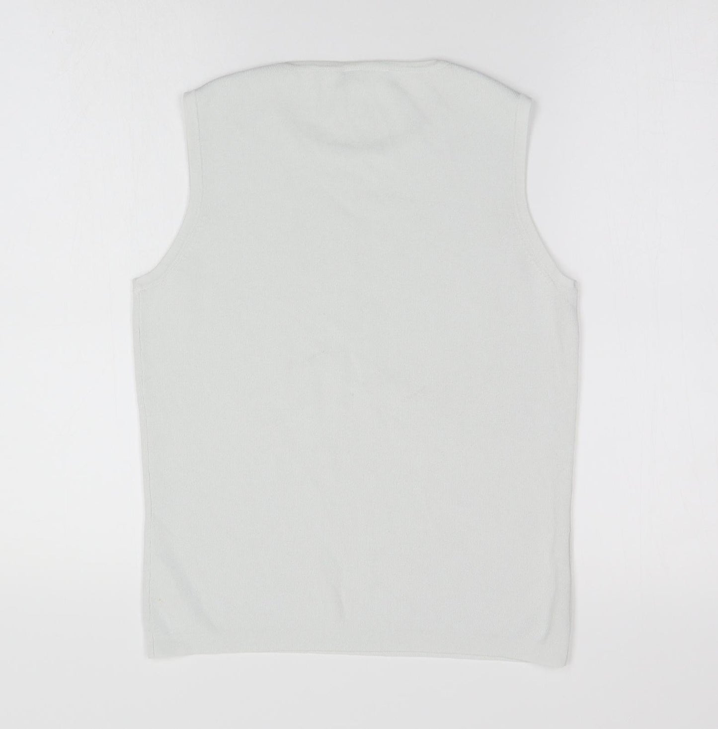 AMARANTO Womens White   Basic Tank Size 12