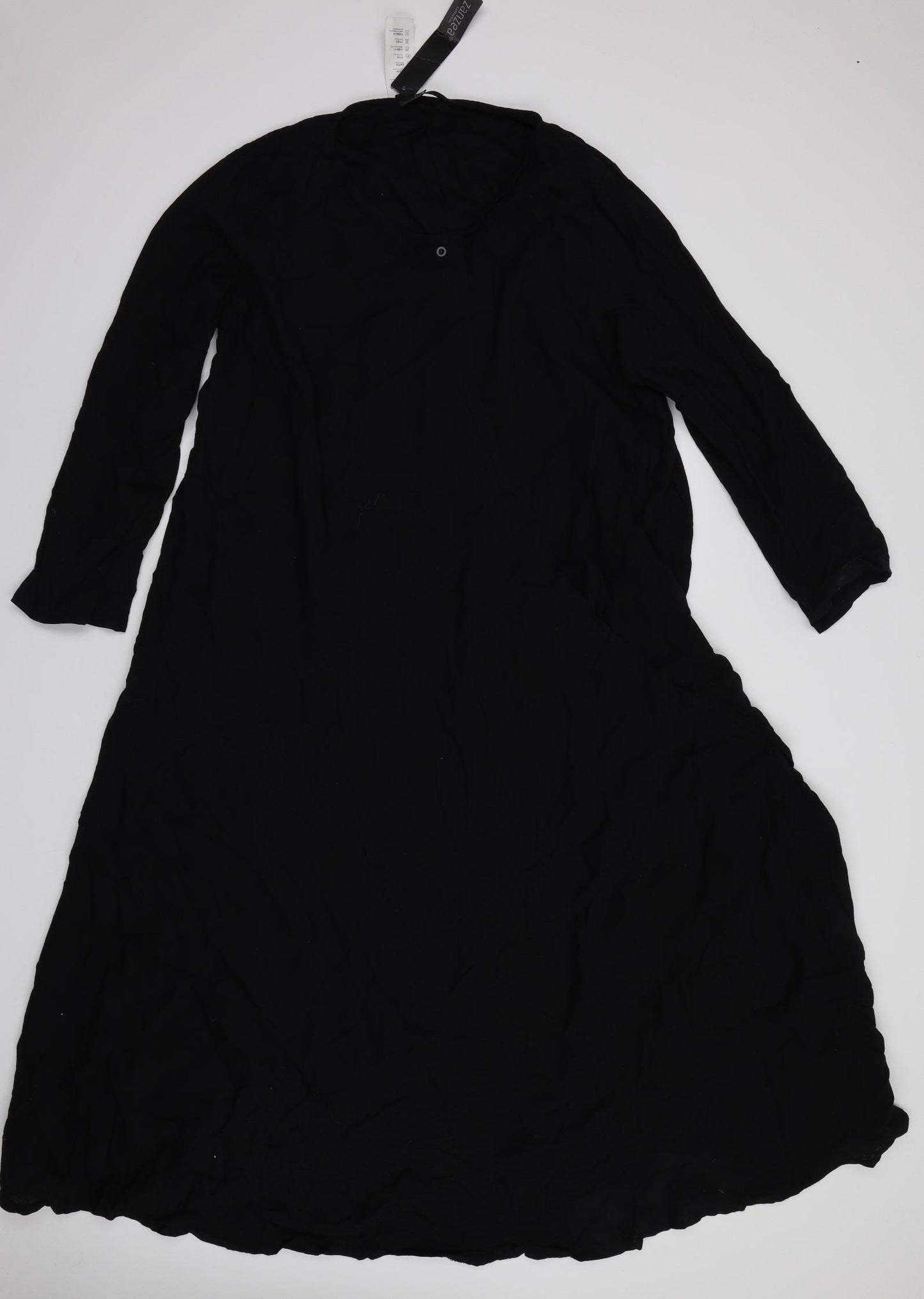 Zanzea Womens Black   Fit & Flare  Size 3XL