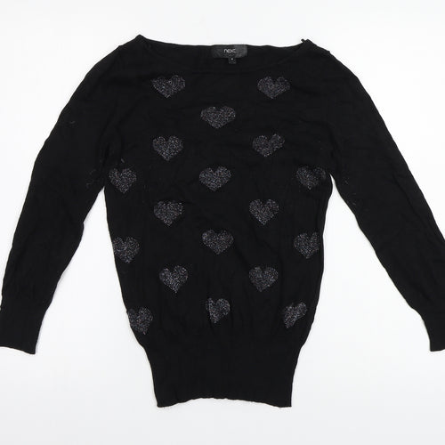 NEXT Womens Black   Pullover Jumper Size 6