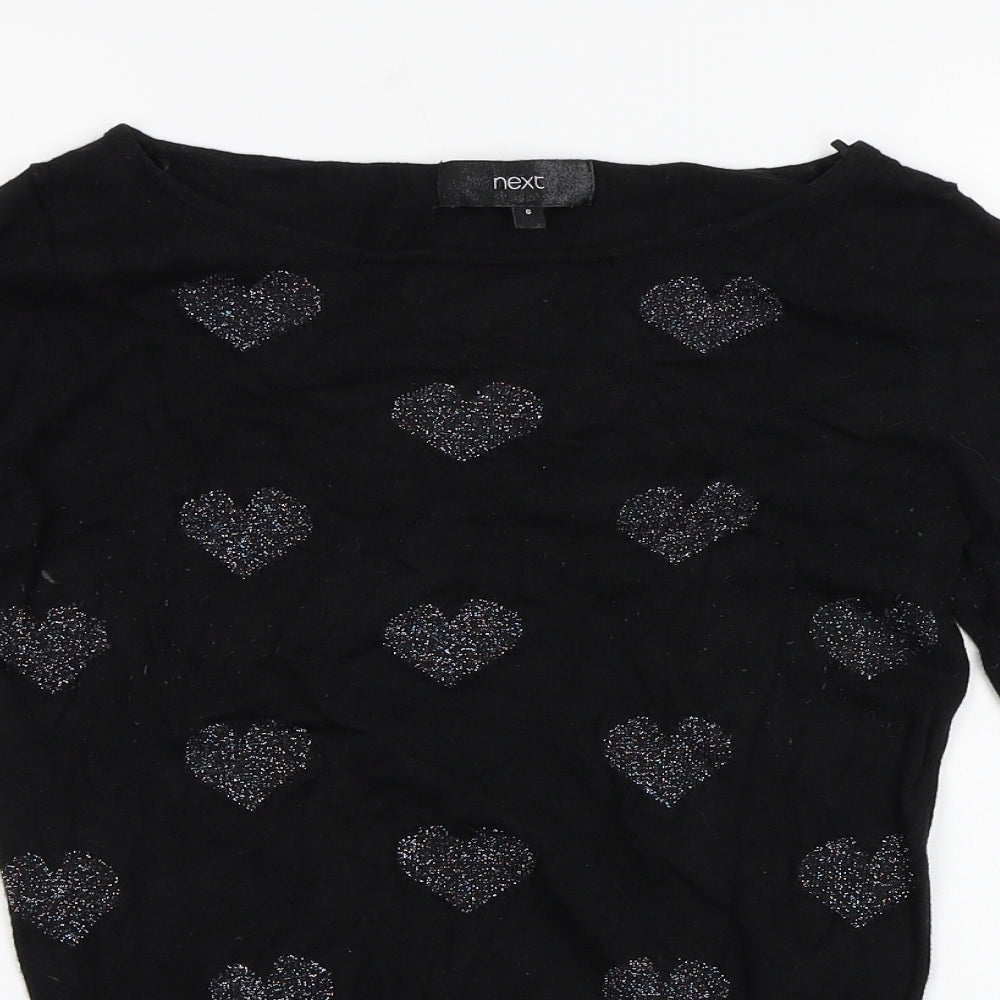 NEXT Womens Black   Pullover Jumper Size 6