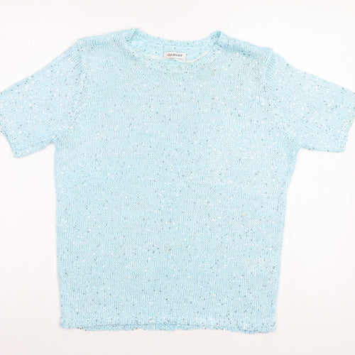 Damart Womens Blue   Basic T-Shirt Size S