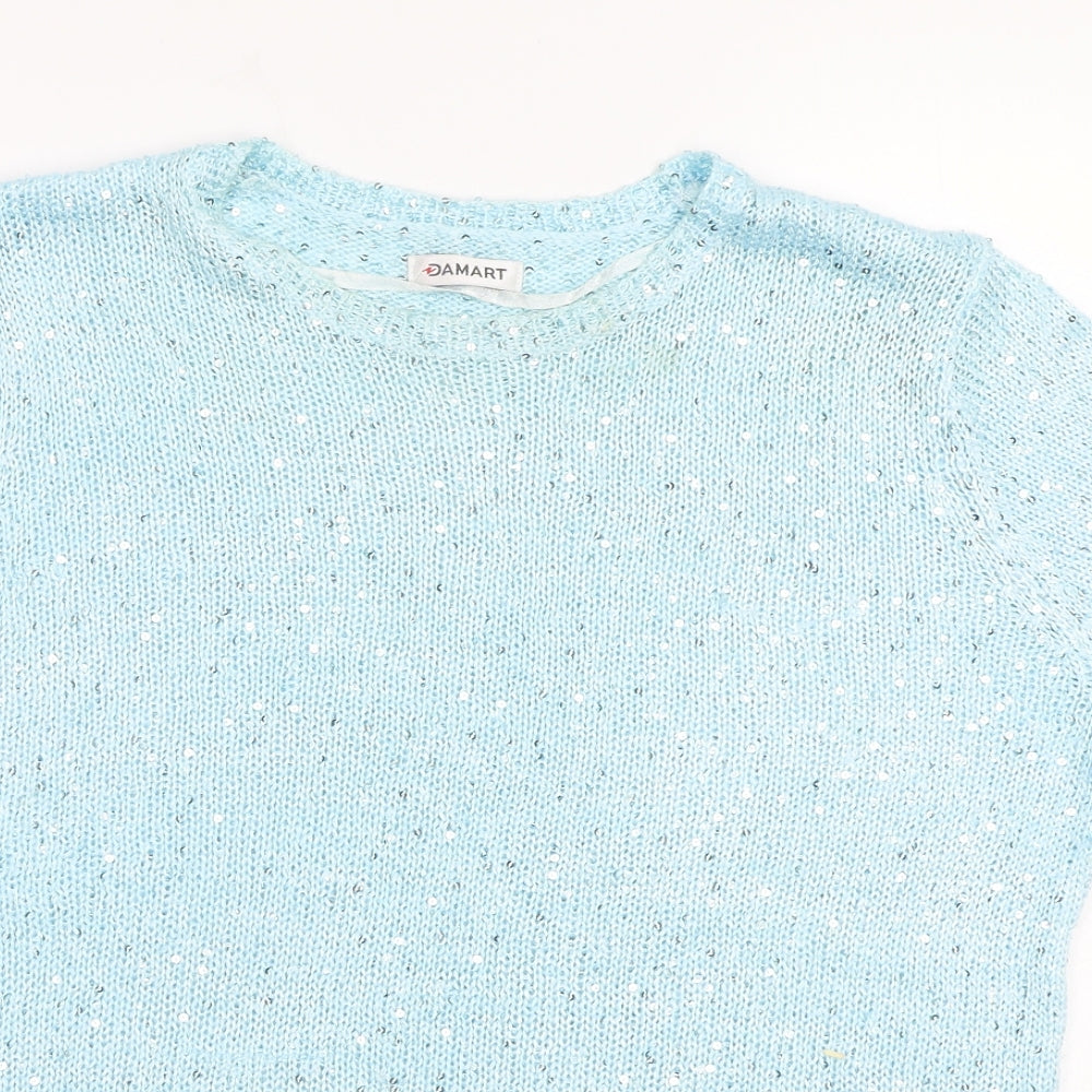 Damart Womens Blue   Basic T-Shirt Size S