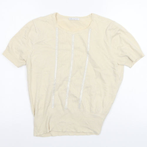 Berkertex Womens Beige   Basic Polo Size 14