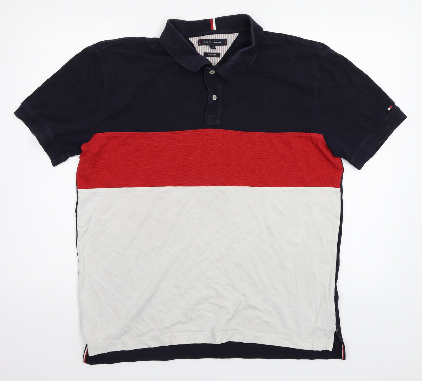 Tommy Hillfiger Mens Blue    Polo Size XL