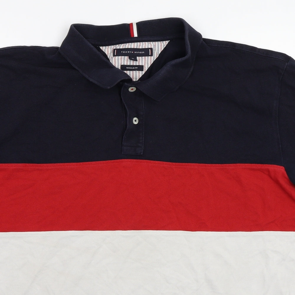 Tommy Hillfiger Mens Blue    Polo Size XL