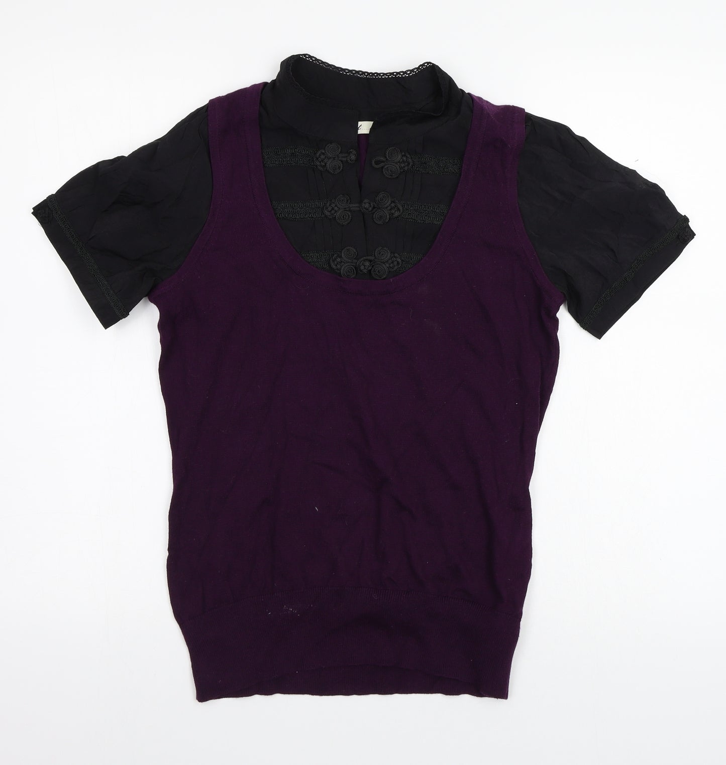 NEXT Womens Purple   Basic Button-Up Size 12