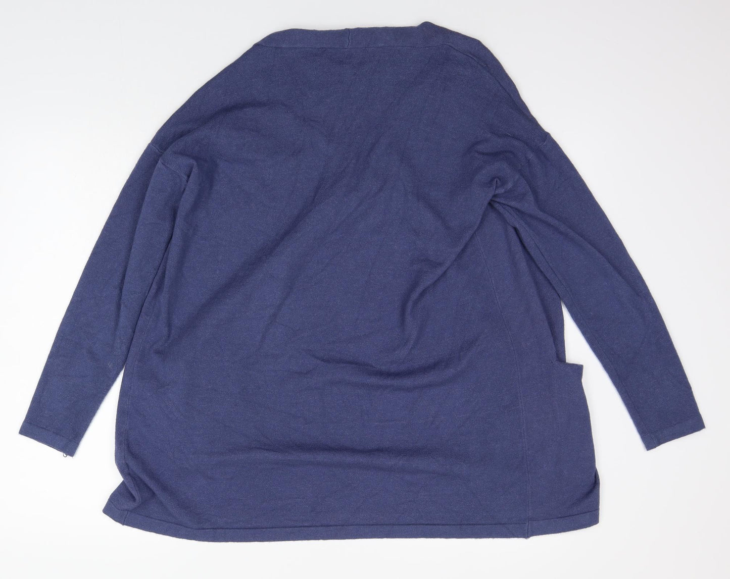 miss charm Womens Blue   Cardigan Jumper Size L