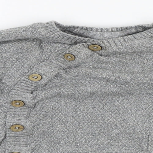 George Baby Grey   Cardigan Jumper Size 3-6 Months
