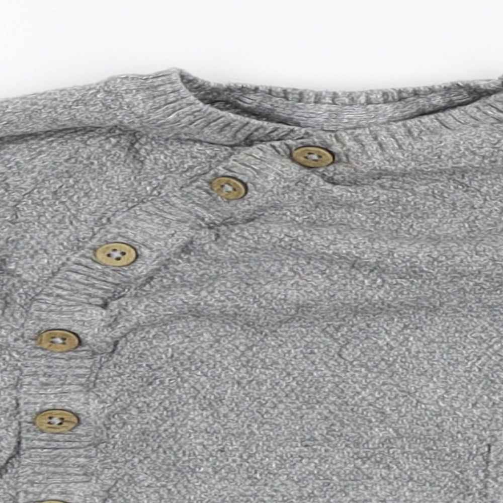 George Baby Grey   Cardigan Jumper Size 3-6 Months