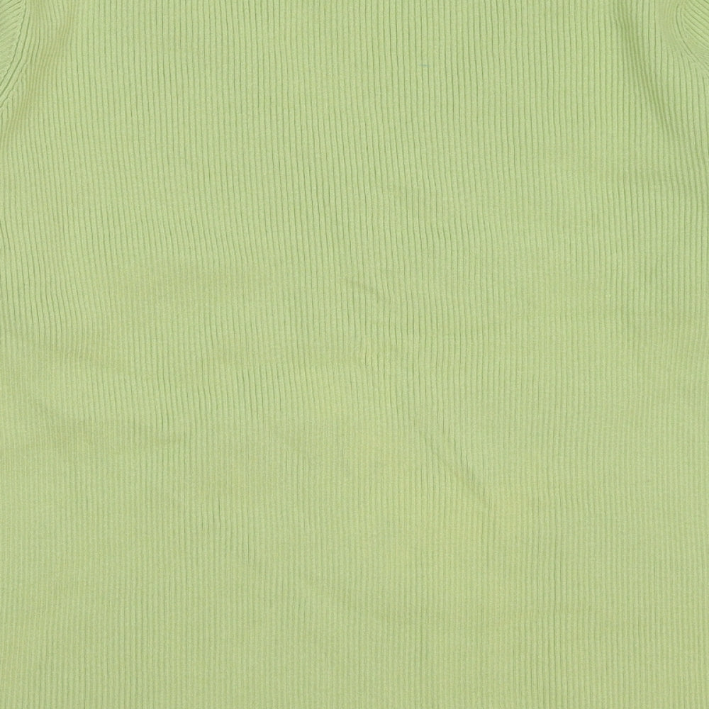 BHS Womens Green  Knit Pullover Jumper Size 22