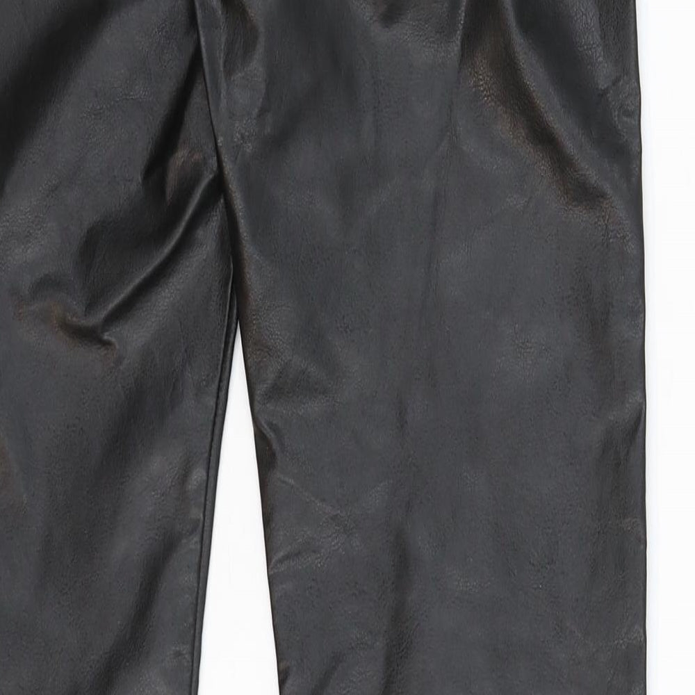 Miss Sixty Womens Black   Trousers  Size 28 in L32 in - Faux Leather