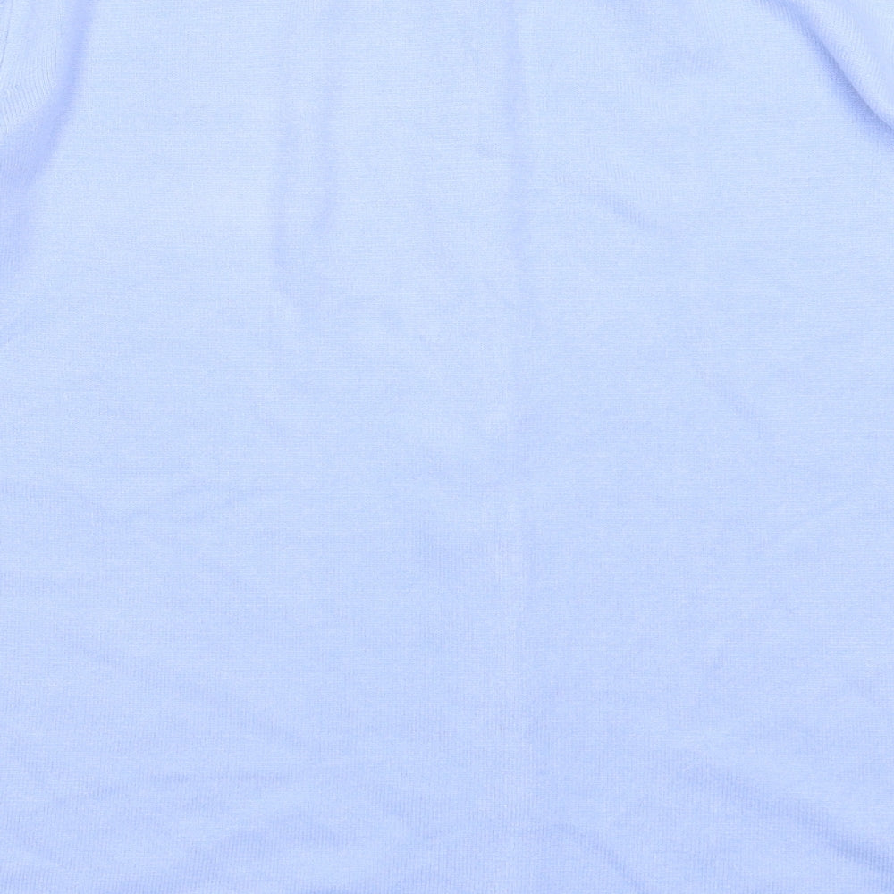 Reflect Womens Blue  Knit Cardigan Jumper Size L