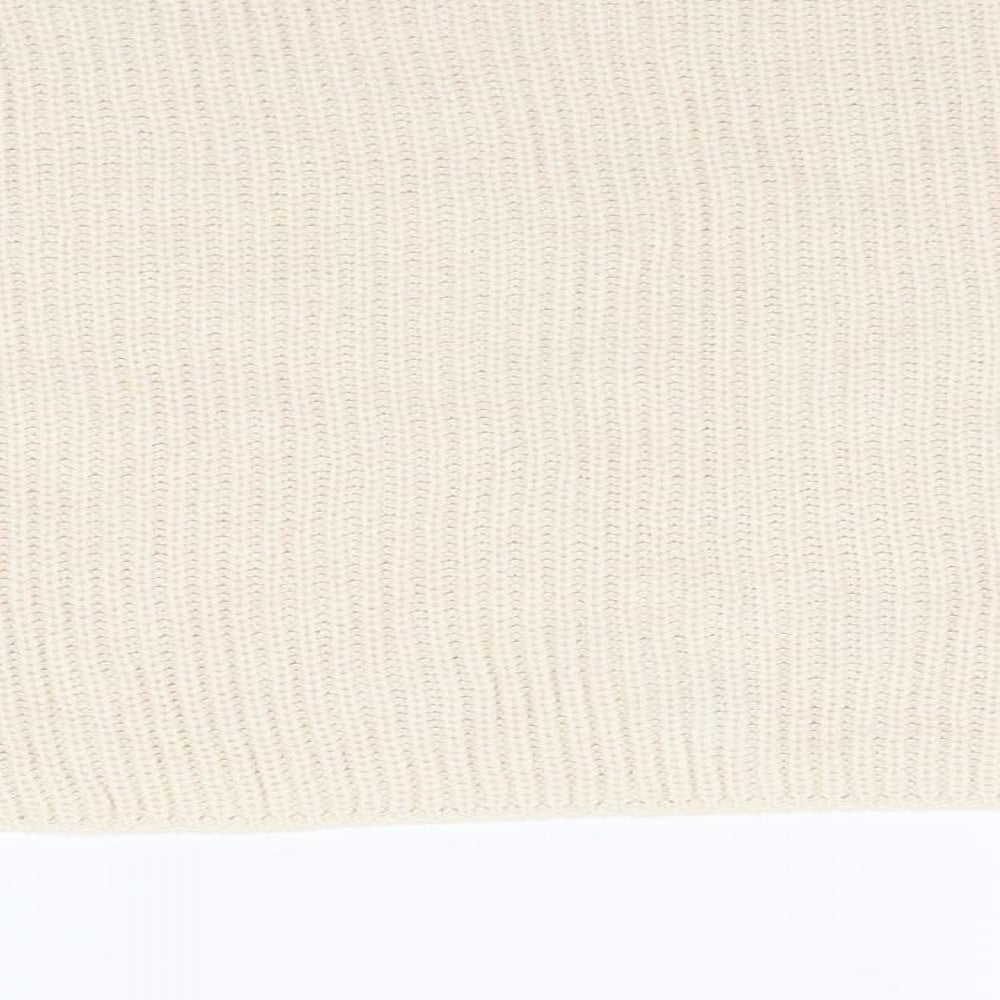 Boohoo Womens Beige  Knit Pullover Jumper Size M