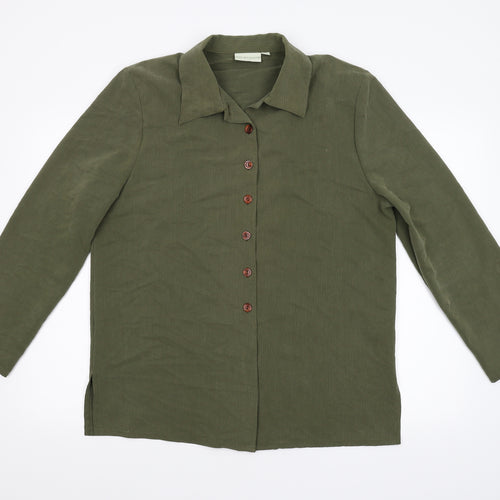 Holmewood Womens Green   Basic Blouse Size 14