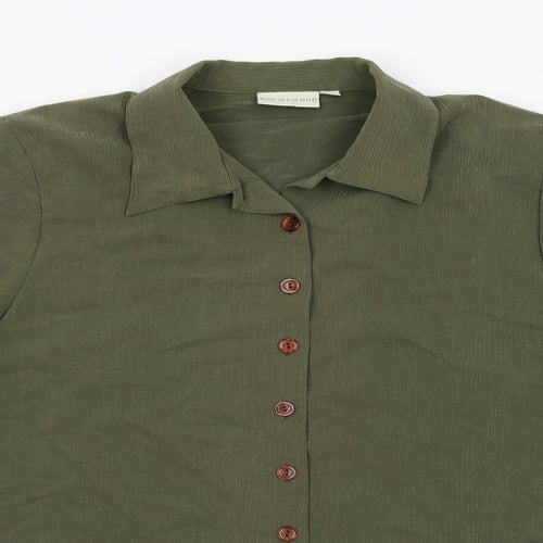 Holmewood Womens Green   Basic Blouse Size 14