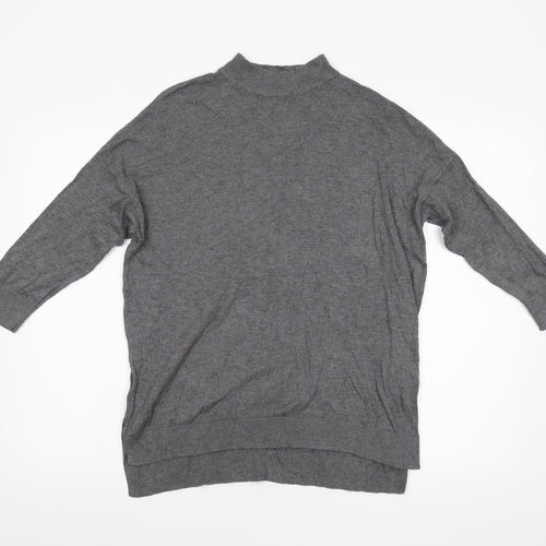 F&F Womens Grey  Knit Pullover Jumper Size 14
