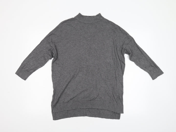 F&F Womens Grey  Knit Pullover Jumper Size 14