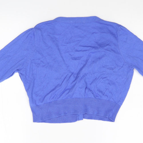 Marks & Spencer Womens Blue  Knit Cardigan Jumper Size 12